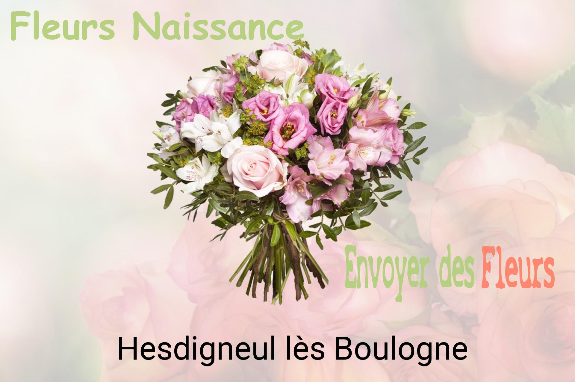 Bouquet de fleurs de naissance livré à Hesdigneul-lès-Boulogne