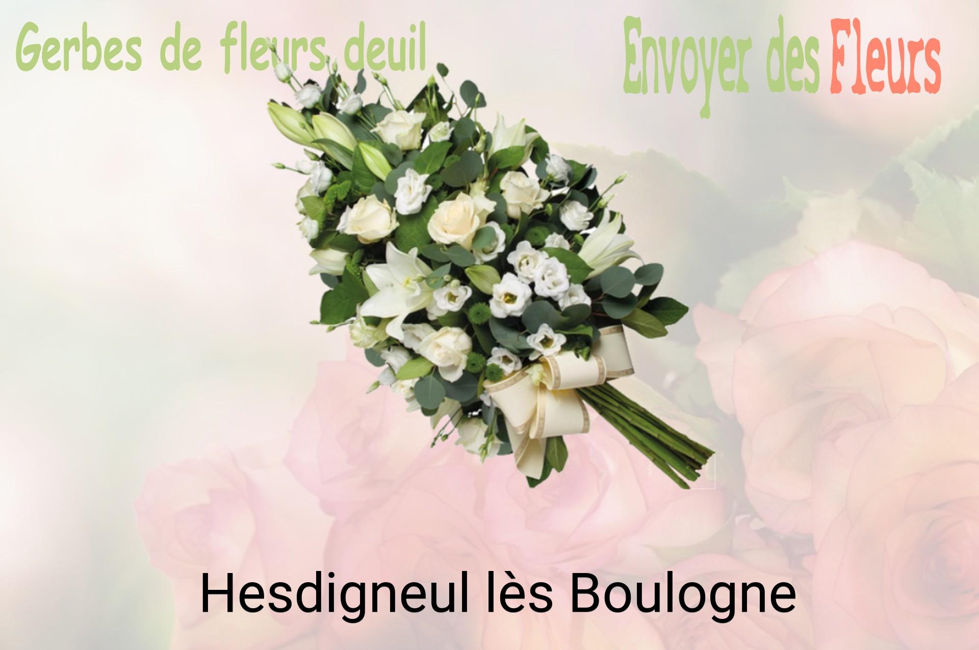 Gerbe de fleurs de deuil livrée à Hesdigneul-lès-Boulogne